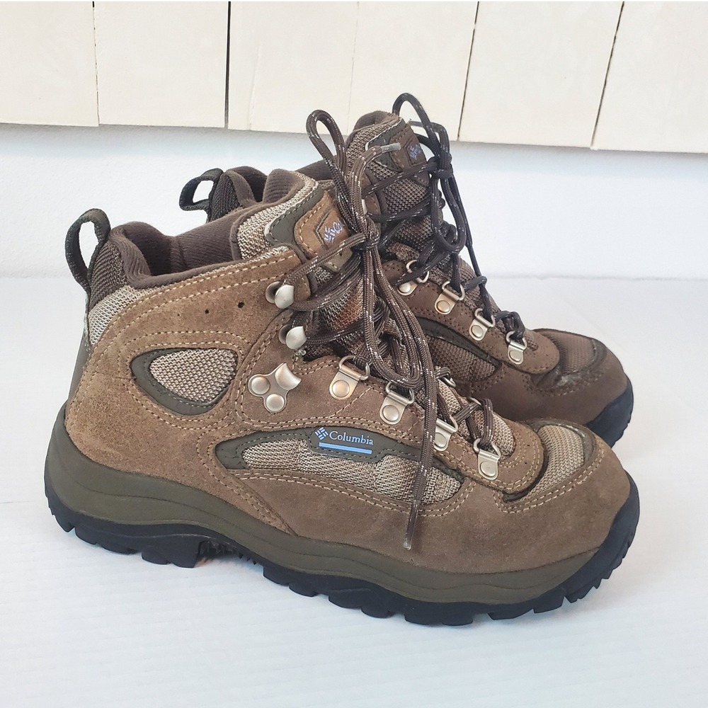Columbia Hilltop Brown Suede Mesh Hiking Boots YL6019-925 Womens 8.5